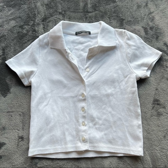 brandy melville button down top NWOT - Picture 1 of 2